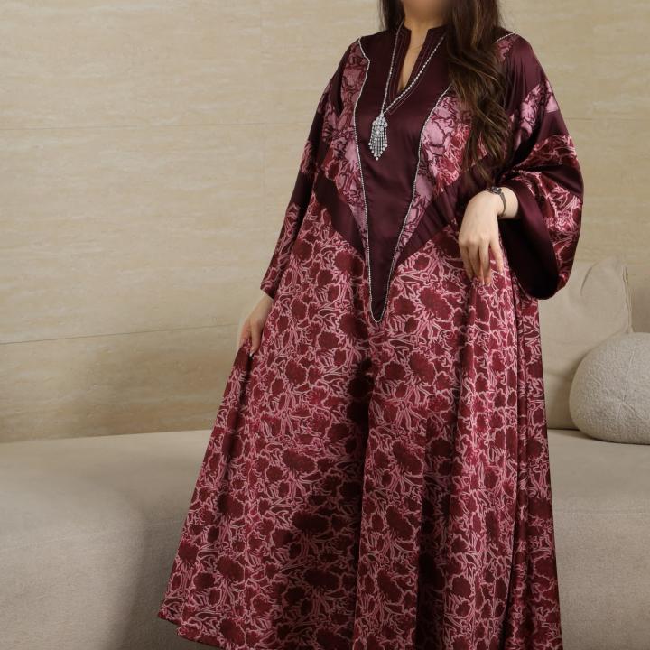 دراعة بورغندي بلوم