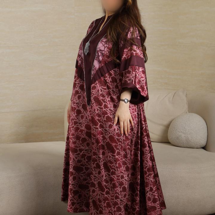 دراعة بورغندي بلوم
