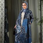 عباية إنديغو موزاييك