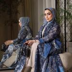 عباية إنديغو موزاييك