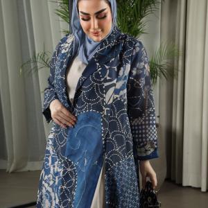 عباية إنديغو موزاييك