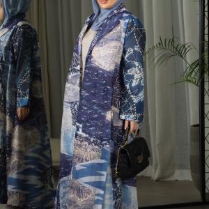 عباية إنديغو موزاييك